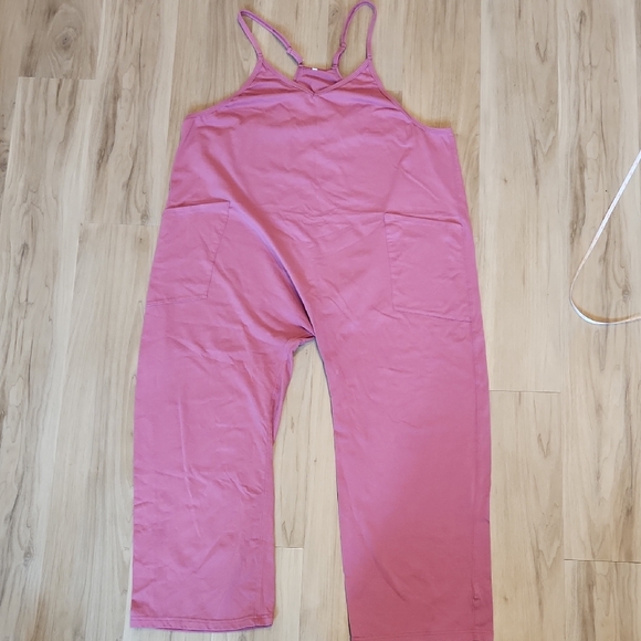 Women's Pink Jumpsuit - Picture 1 of 5